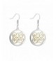 Book Kells Celtic Earrings Round