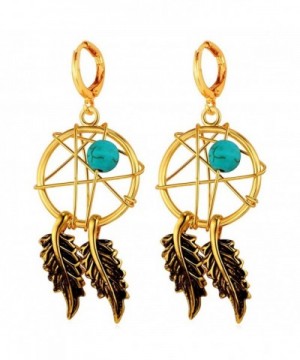 U7 Earrings Turquoise Decorate Catcher