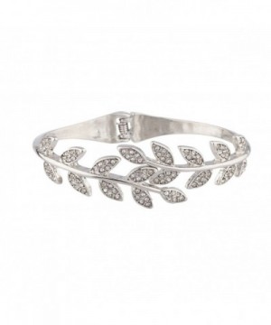 Lux Accessories Crystal Branch Bracelet