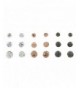 Lux Accessories Rhinestone Multiple Earring