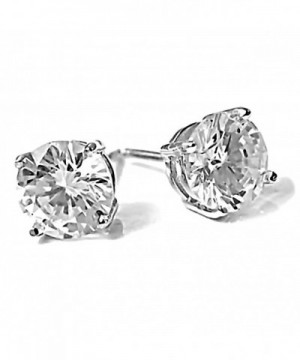 Candi Brilliant Screw Back Earrings Sterling