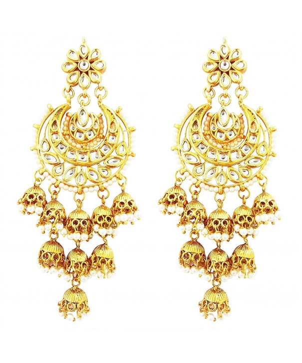 Mehrunnisa Jhumkis Earrings Pearls JWL1937