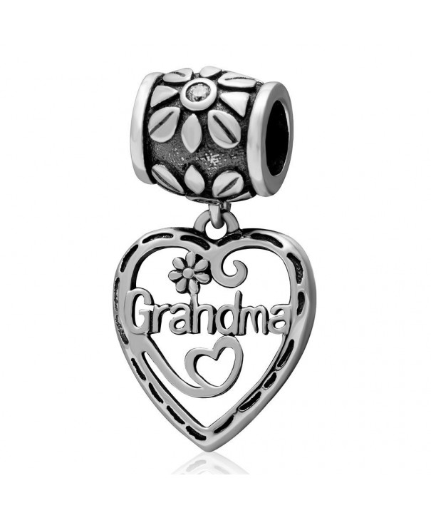 Grandma Dangle Charm Hollow Bracelets