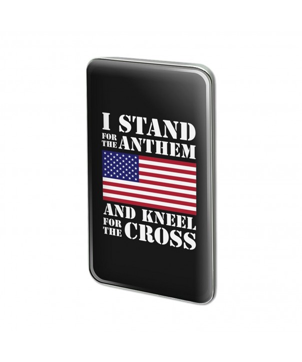 Stand Kneel Cross Rectangle Lapel