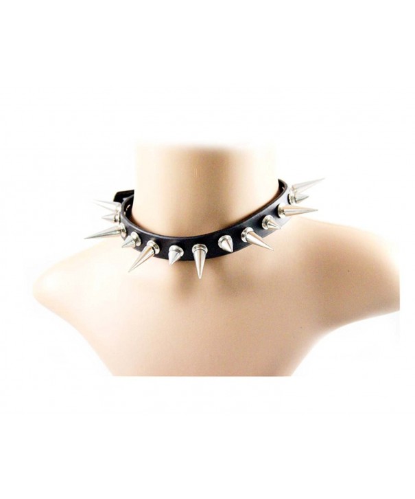 Unisex Genuine Leather Gothic Necklace