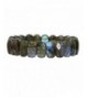 Labradorite Gemstone Faceted Stretch Bracelet