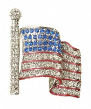 Love Country American Waving Rhinestone