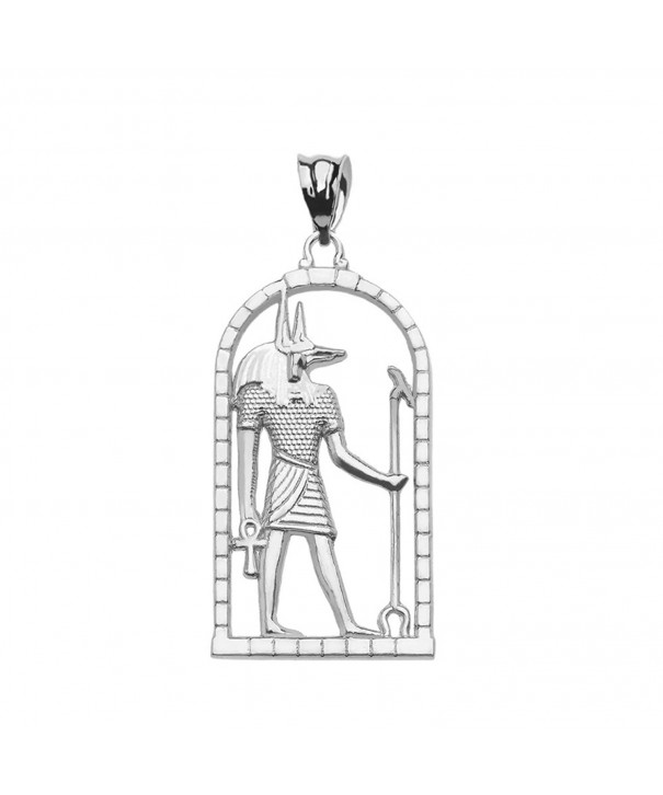 Sterling Silver Egyptian Anubis Pendant