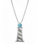 Sterling Silver Lighthouse Necklace Pendant