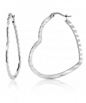 Inches Stainless Steel Silver Earrings