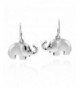 Elephant Sterling Silver Dangle Earrings