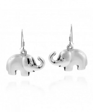 Elephant Sterling Silver Dangle Earrings