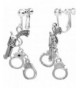 Body Candy Fighter Handcuffs Earrings