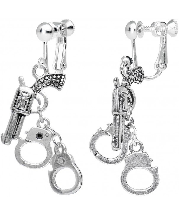 Body Candy Fighter Handcuffs Earrings
