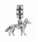 Sterling Silver Oxidized Shepherd European