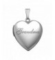 PicturesOnGold com Sterling Grandma Sweetheart ENGRAVING