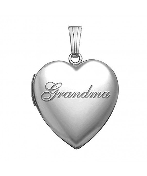 PicturesOnGold com Sterling Grandma Sweetheart ENGRAVING