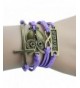 Purple Elegance Religious Infinity Bracelet