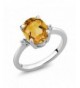 Yellow Citrine Gemstone Birthstone Sterling