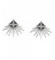 Danielle Nicole Rock Silver Earrings