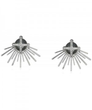 Danielle Nicole Rock Silver Earrings