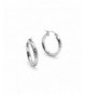 Sterling Silver 3x15mm Diamond Earrings