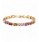 GULICX Plated Bracelet Coloured Zirconia