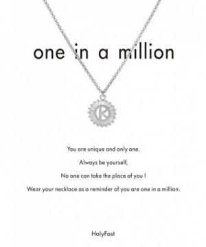 HolyFast Necklace Message Million Zirconia