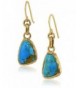 Barse Basics Genuine Turquoise Earrings