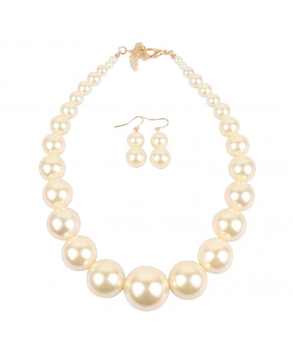 KOSMOS LI Imitate Strand Necklace Earrings