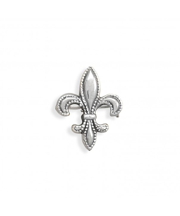 Fleur Antiqued Polished Sterling Silver