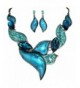 Turquoise Shaped Necklace Earrings AnsonsImages