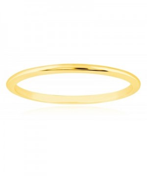 Thin Yellow Gold Wedding Band