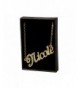 Name Necklace Nicole Yellow Plated