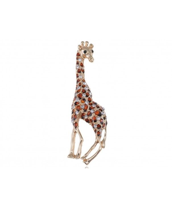 Alilang Crystal Colored Rhinestones Giraffe
