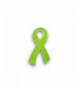 Lime Green Ribbon Pin Retail