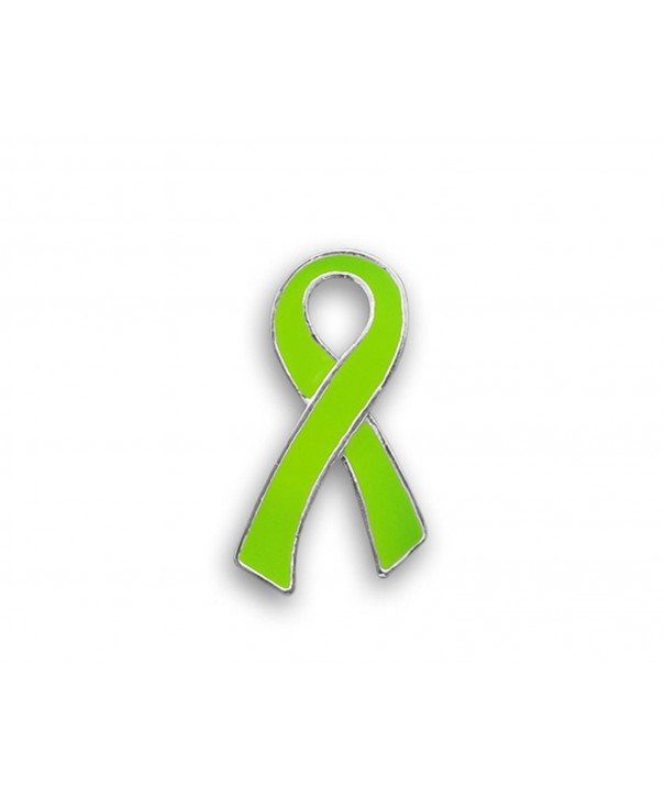 Lime Green Ribbon Pin Retail