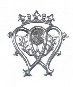 Sterling Silver Luckenbooth Brooch Scottish