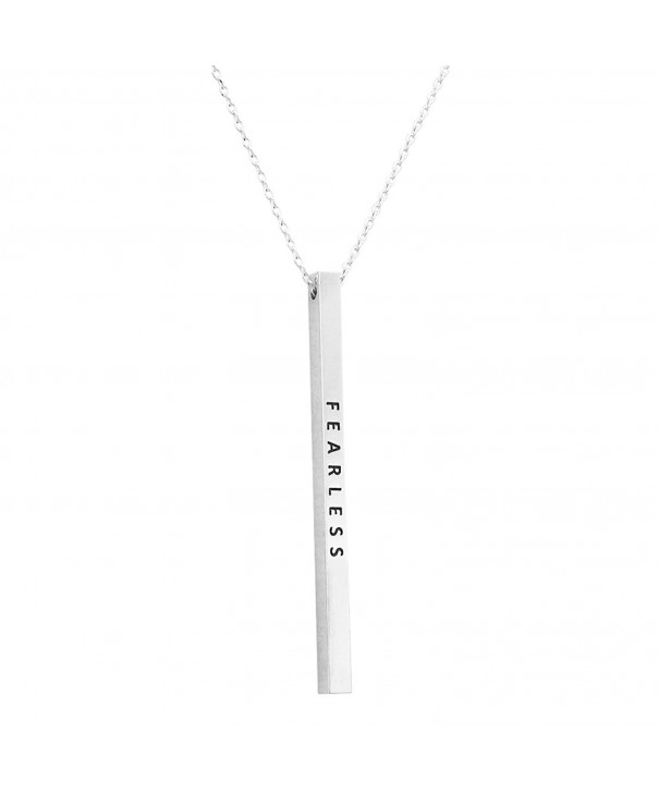 Rosemarie Collections Vertical Necklace Fearless