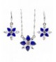 Necklace Crystal Snowflake Earrings Zirconia