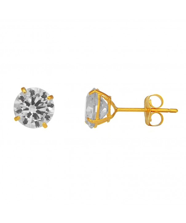 JewelStop Solid Basket Setting Earrings