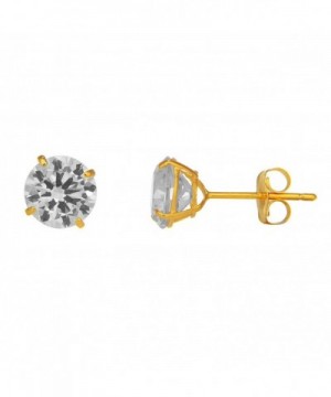 JewelStop Solid Basket Setting Earrings