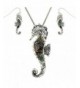 DianaL Boutique Beautiful Seahorse Necklace