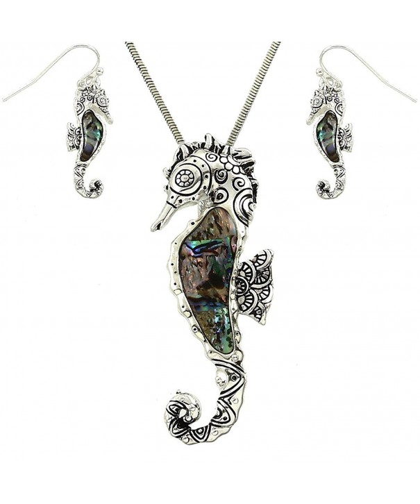 DianaL Boutique Beautiful Seahorse Necklace