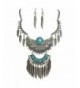 Simulated Turquoise Western Southwestern Necklace