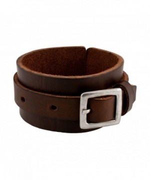 Napoli Leather Distressed Adjustable Bracelet