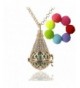 Sharefashion Rhinestone Necklace Essential Aromatherapy