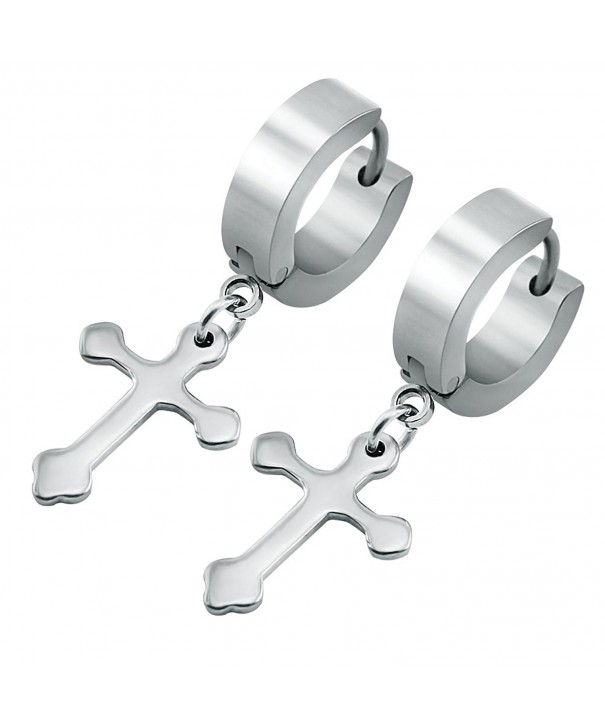 Stainless Cartilage Earrings Hinged Huggie