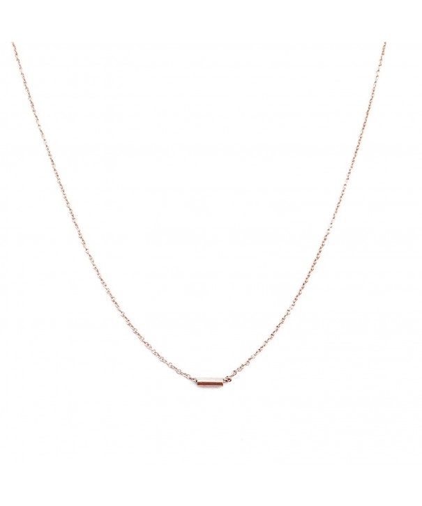 HONEYCAT Horizontal Necklace Minimalist Delicate