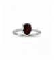 Sterling Silver Garnet White Topaz